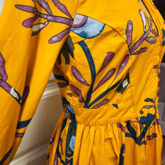 Anthropologie Let Me Be Printed Tunic Dress S - Picture 8 of 16